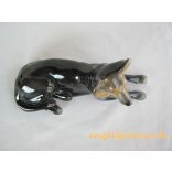 Kutya porcelán figura