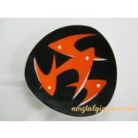 Zsolnay porcelán tál halas