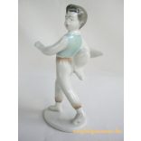 Ludas Matyi porcelán nipp figura