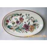 Virágos porcelán tálka