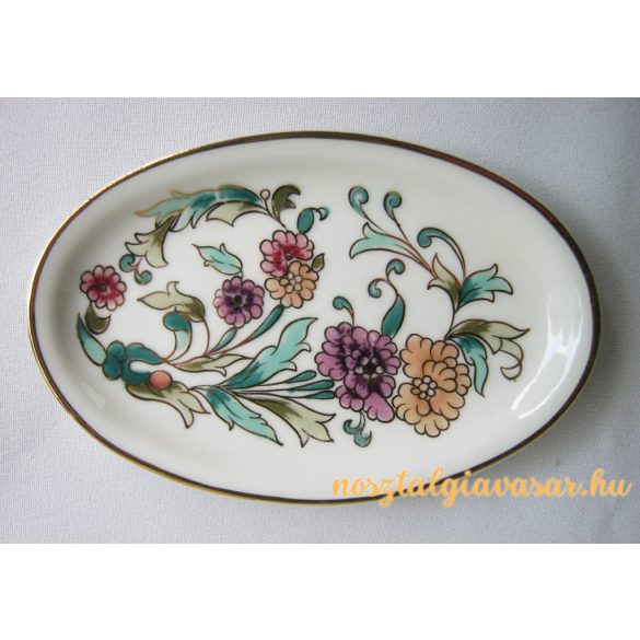Virágos porcelán tálka