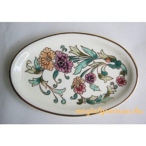 Virágos porcelán tálka
