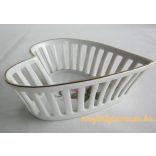Szív alakú porcelán tálka