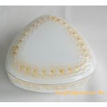 Retró porcelán fedeles doboz