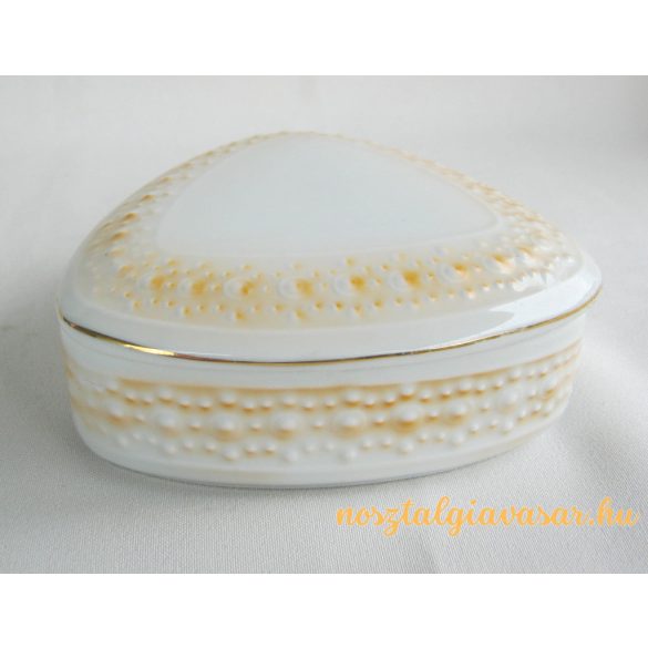 Retró porcelán fedeles doboz