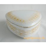 Retró porcelán fedeles doboz