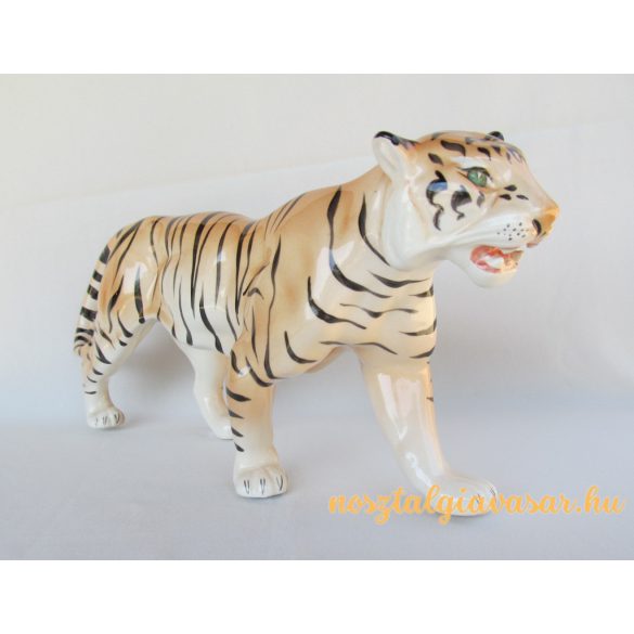 Tigris kerámia figura
