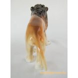Oroszlán porcelán figura
