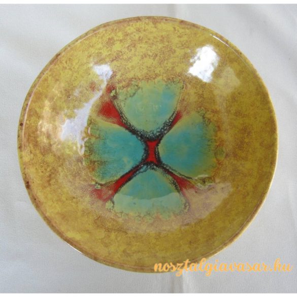 Magyar iparművész kerámia falitál