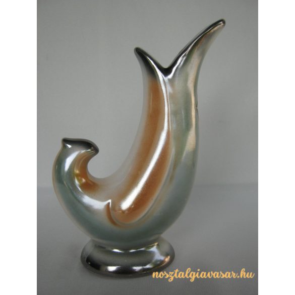 Retró kerámia madár váza