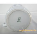 Kockás porcelán bögre