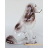 Hollóházi porcelán spániel kutya