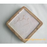 Magyar iparművész kerámia hamutál hamutartó