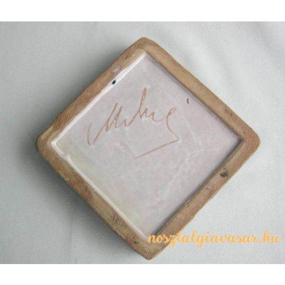 Magyar iparművész kerámia hamutál hamutartó