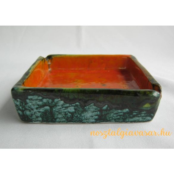 Magyar iparművész kerámia hamutál hamutartó