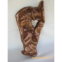 Női akt fém fali dísz