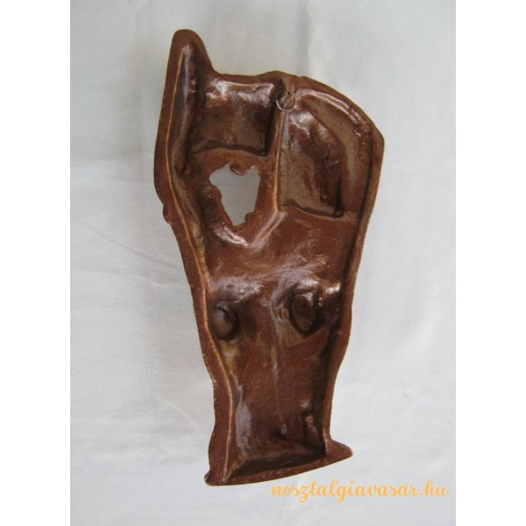 Női akt fém fali dísz