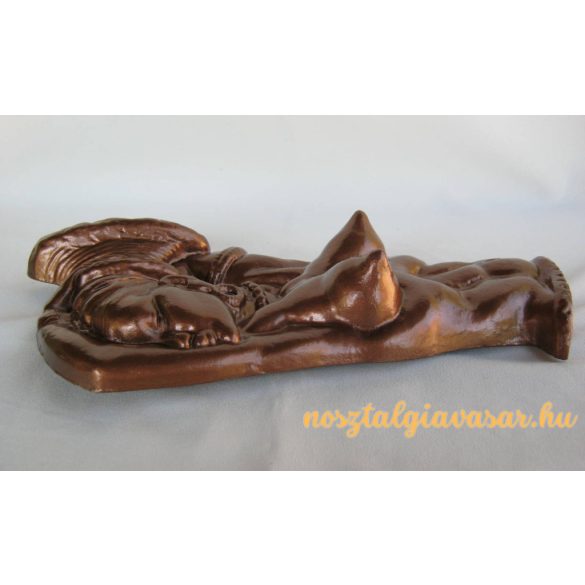 Női akt fém fali dísz