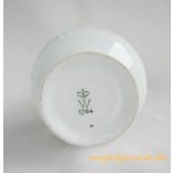 Wallendorf porcelán gyertyatartó