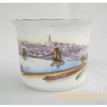 Budapesti emlék Aquincumi porcelán váza