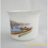 Budapesti emlék Aquincumi porcelán váza