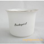 Budapesti emlék Aquincumi porcelán váza