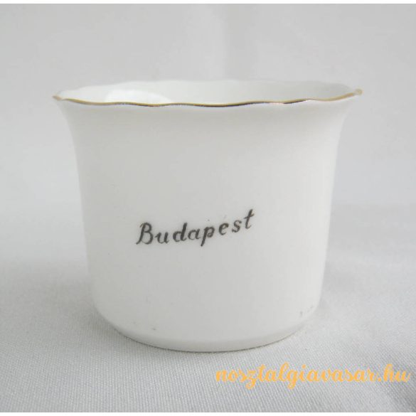 Budapesti emlék Aquincumi porcelán váza