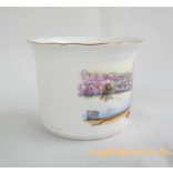 Budapesti emlék Aquincumi porcelán váza