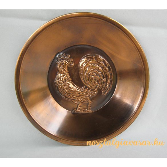Réz fali tál