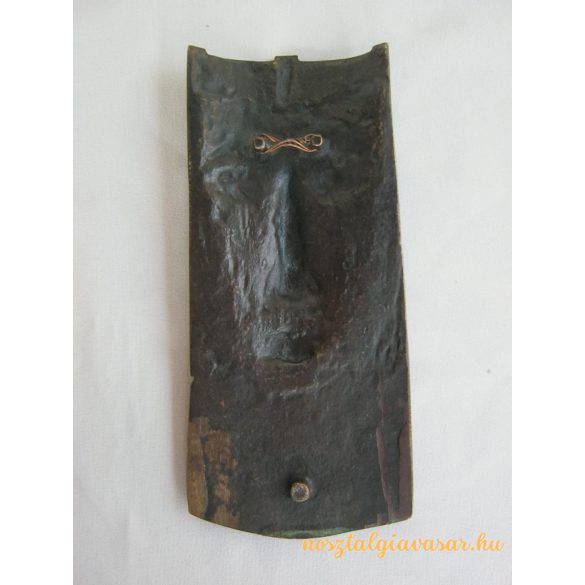 Király bronz fali dísz