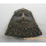 Király bronz fali dísz