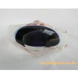 Madár figurális üveg hamutartó