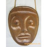 Magyar iparművész fém fali maszk