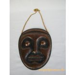 Magyar iparművész fém fali maszk