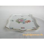 Herendi porcelán virág mintás tál