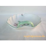 Herendi porcelán levél alakú tál