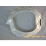 Herendi porcelán levél alakú tál