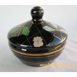 Fekete üveg bonbonier