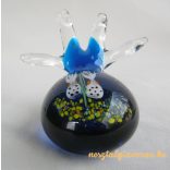 Üveg levélnehezék tintahal