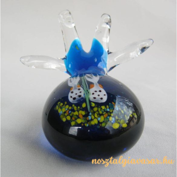 Üveg levélnehezék tintahal