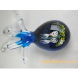 Üveg levélnehezék tintahal