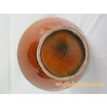 Gránit kerámia barna váza