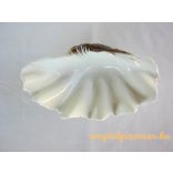 Hollóházi porcelán kagyló tál
