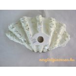 Hollóházi porcelán kagyló tál