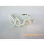 Hollóházi porcelán kagyló tál