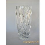 Üveg váza csavart mintával