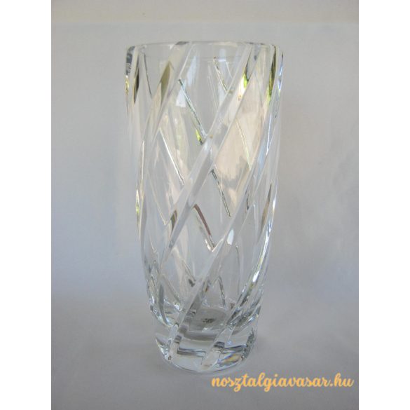 Üveg váza csavart mintával