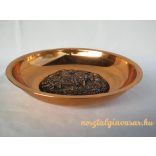 Réz fali tál Sárkányölő Szent György ábrázolással