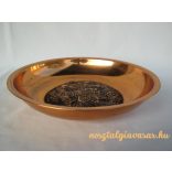 Réz fali tál Sárkányölő Szent György ábrázolással