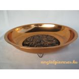 Réz fali tál Sárkányölő Szent György ábrázolással